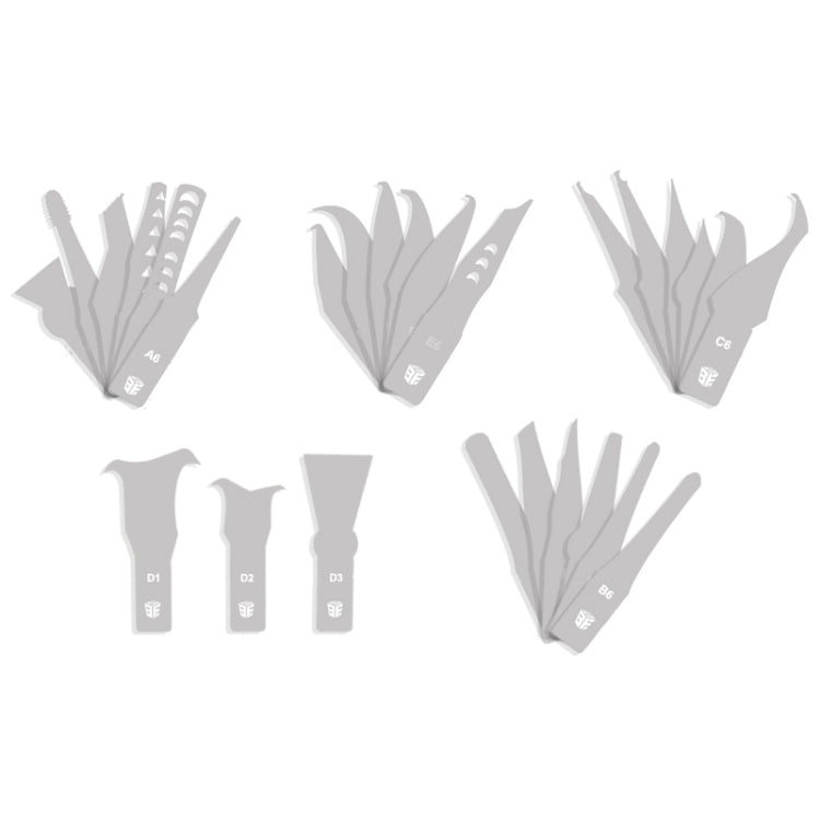BEST-69A 27 pz/set coltello da taglio strumenti di riparazione CPU, 69A Cutting Knife BEST-69A 27 pz/set coltello da taglio strumenti di riparazione CPU, 69A Cutting Knife